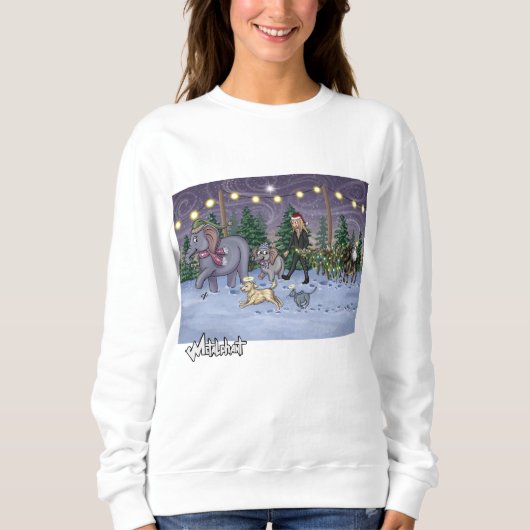 Metalphant Family Tree Adult Sweatshirt (Vorderseite)