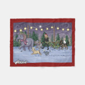 Metalphant Family Tree Fleece Blanket (Vorderseite (Horizontal))