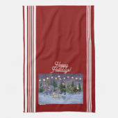 Metalphant Family Tree Kitchen Towel Geschirrtuch (Vertikal)