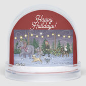 Metalphant Family Tree Snow Globe Schneekugeln (Vorderseite)