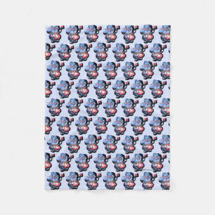 Metalphant Heart Guitar (Mehrbild) Fleecedecke