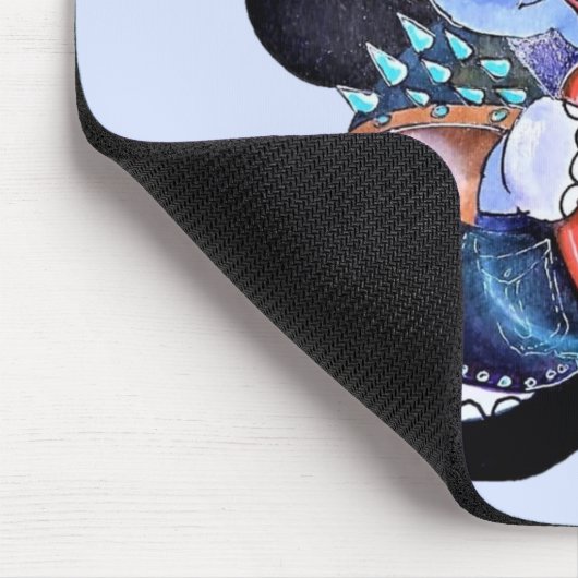 Metalphant Heart Guitar Mouse Pad Mousepad (Ecke)