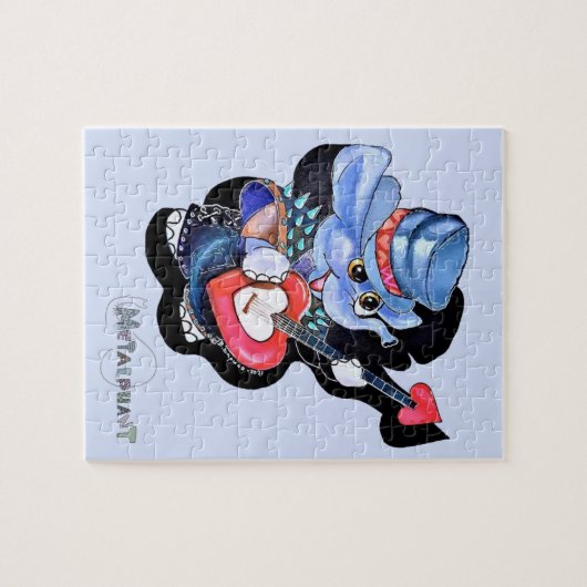 Metalphant Heart Guitar Puzzle (Horizontal)