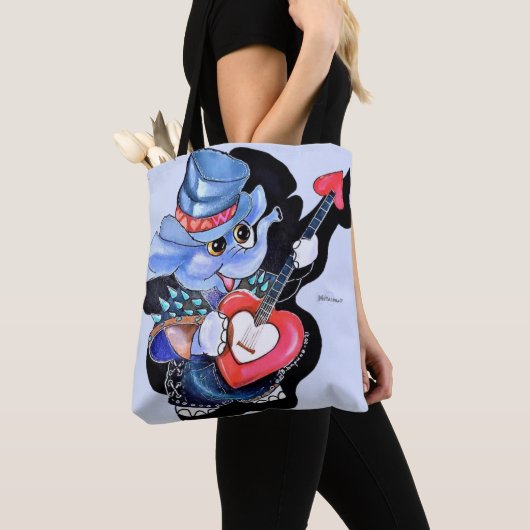 Metalphant Heart Guitar Tasche oder Cross-Body Bag (Von Nahem)