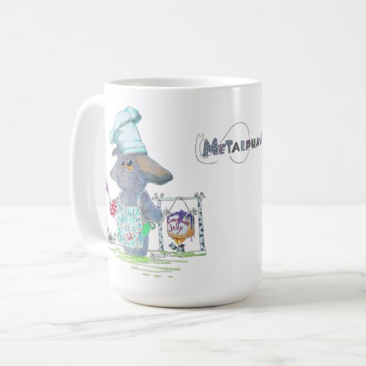 Metalphant Koch Tasse (Vorderseite Links)