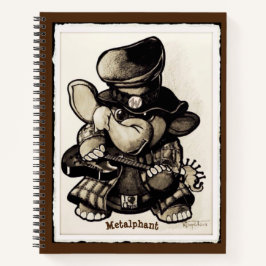Metalphant Metal Wilbur Spiral Notebook Notizblock