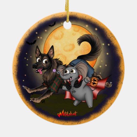 Metalphant Metalfriends Keramik Ornament (Hinten)