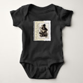 Metalphant Metallbaby-Bodysuit - Schwarzes Baby Strampler (Vorderseite)