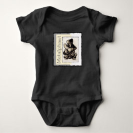 Metalphant Metallbaby-Bodysuit - Schwarzes Baby Strampler