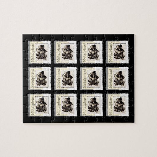Metalphant Metallpuzzlespiel - multi Bild Puzzle (Horizontal)