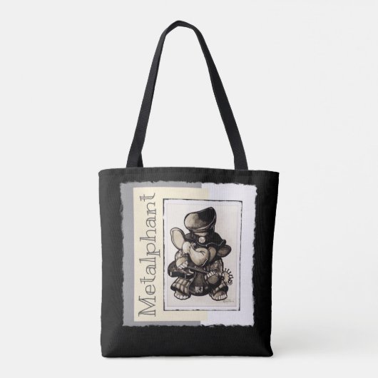 Metalphant MetallTasche oder Kreuz-Körper Tasche (Rückseite)