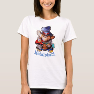 Metalphant mit dem grundlegenden T - Shirt der