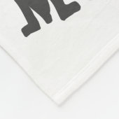 Metalphant mit Gitarren-Fleece-Decke Fleecedecke (Ecke)