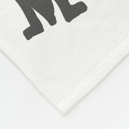 Metalphant mit Gitarren-Fleece-Decke Fleecedecke (Ecke)