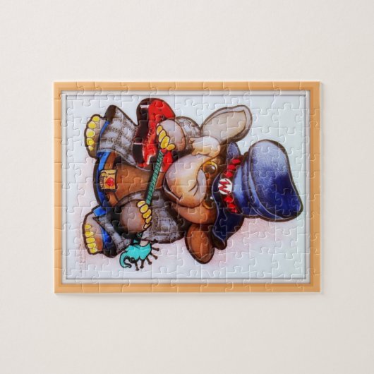 Metalphant mit Gitarren-Puzzlespiel - Singlebild Puzzle (Horizontal)