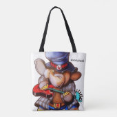 Metalphant mit Gitarren-Tasche oder Kreuz-Körper Tasche (Rückseite)