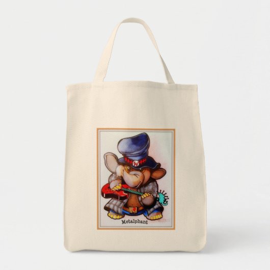 Metalphant mit Gitarren-Tragetaschen - Tragetasche (Vorne)