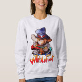 Metalphant mit Guitar Women's Sweatshirt (Vorderseite)
