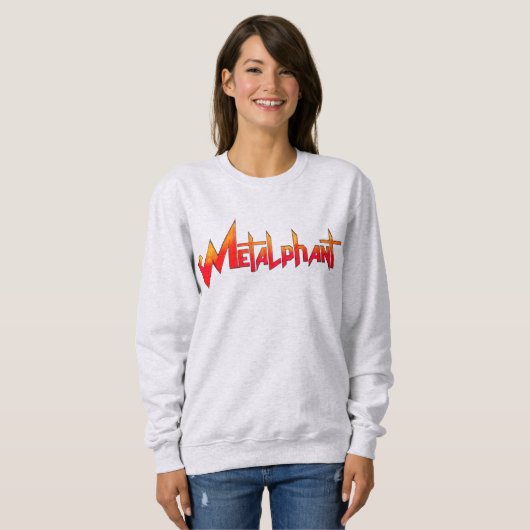 Metalphant mit Guitar Women's Sweatshirt 2-Design (Vorne ganz)