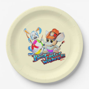 Metalphant Oaster Paper Plate (gelb) Pappteller