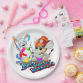 Metalphant Oaster Paper Plate (weiß) Pappteller (Party)