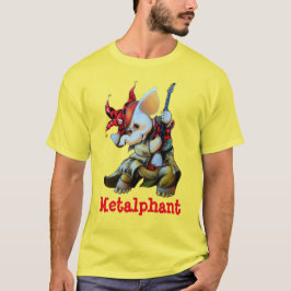 Metalphant Spaßvogel-Erwachsen-T - Shirt
