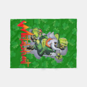 Metalphant St. Phantrick Fleece Blanket (Vorderseite (Horizontal))