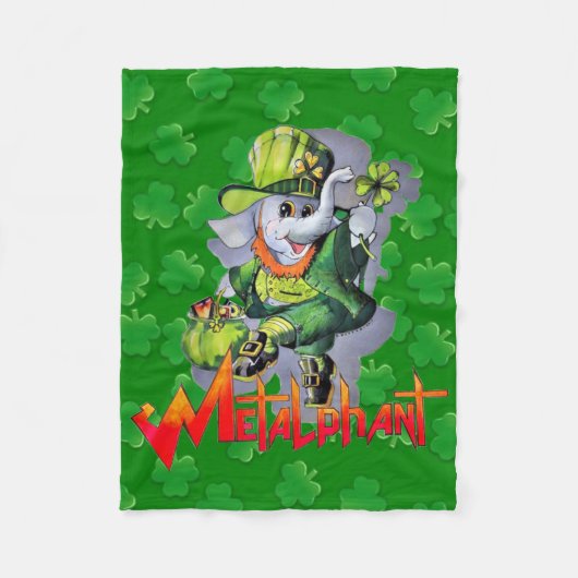 Metalphant St. Phantrick Fleece Blanket (Vorderseite)