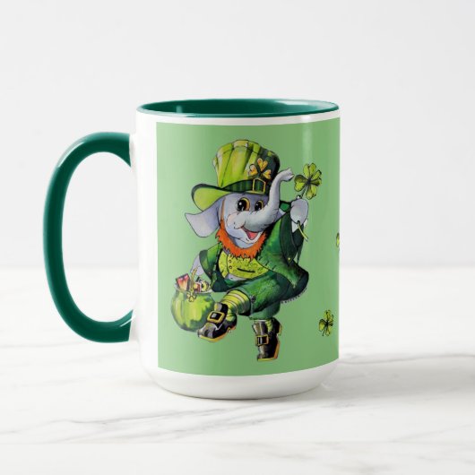 Metalphant St. Phantrick Tasse (grün) (Links)