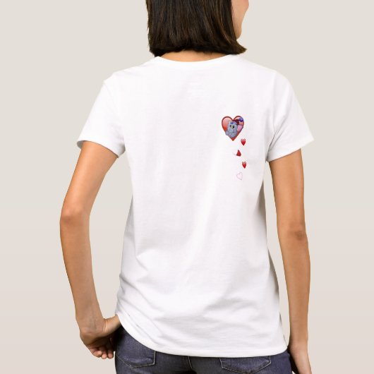 Metalphant Valentine Women's Basic T - Shirt (Rückseite)