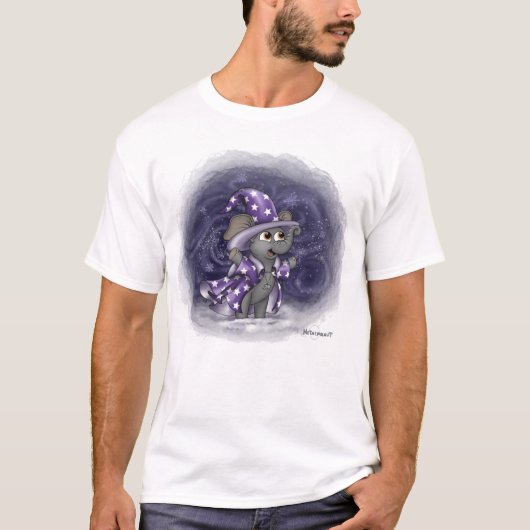 Metalphant Wilbur im Winter Adult (helle Farben) T-Shirt (Vorderseite)