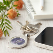 Metalphant Wilbur im Winter Metal Schlüsselanhänge Schlüsselanhänger (Seite)