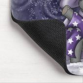 Metalphant Wilbur im Winter Mouse Pad Mousepad (Ecke)