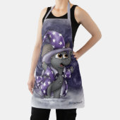 Metalphant Wilbur im Winter überall über Print-Sch Schürze (InSitu)