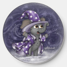 Metalphant Wilbur im Winter Wireless Charger