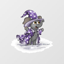 Metalphant Wilbur im Winterfensterklammern