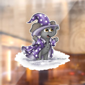 Metalphant Wilbur im Winterfensterklammern Fensteraufkleber (Blatt 2)