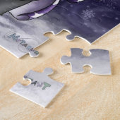 Metalphant Wilbur im Winterpuzzle Puzzle (Seite)