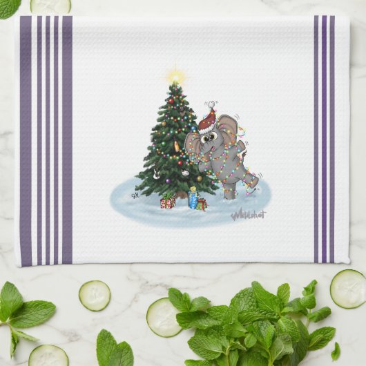 Metalphant Wilbur in LightKitchen Handtuch (Gefaltet)