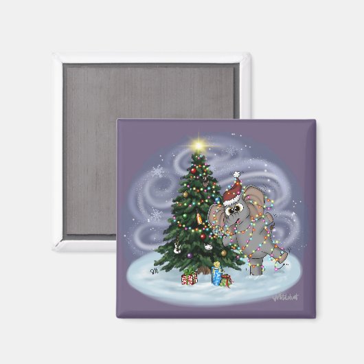 Metalphant Wilbur in Lights Magnet (Vorderseite/Rückseite)