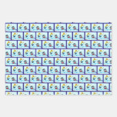 Metalphant Wilbur in Winterwrapping Paper Sheets Geschenkpapier Set (Vorderseite 3)