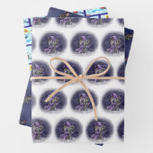 Metalphant Wilbur in Winterwrapping Paper Sheets Geschenkpapier Set (Beispiel)
