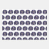 Metalphant Wilbur in Winterwrapping Paper Sheets Geschenkpapier Set (Vorderseite)