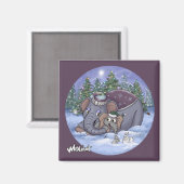 Metalphant Wilbur & Magnet-Mutter Magnet (Vorderseite/Rückseite)