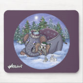 Metalphant Wilbur & Mama-Mauspad Mousepad (Vorne)