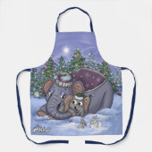 Metalphant Wilbur & Mom Apron Schürze (Vorderseite)