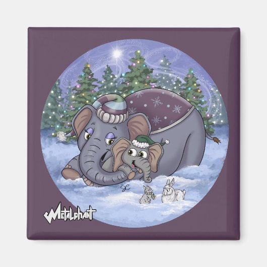 Metalphant Wilbur & Mom Magnet (Vorne)