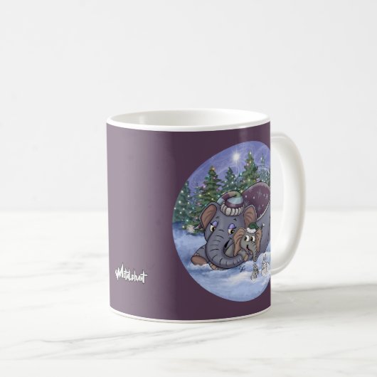 Metalphant Wilbur & Mom Mug Kaffeetasse (VorderseiteRechts)