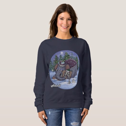 Metalphant Wilbur & Mom Women's Sweatshirt (Vorne ganz)