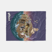 Metalphant Wilbur & Noah-ery's Ark Fleece Blanket (Vorderseite (Horizontal))